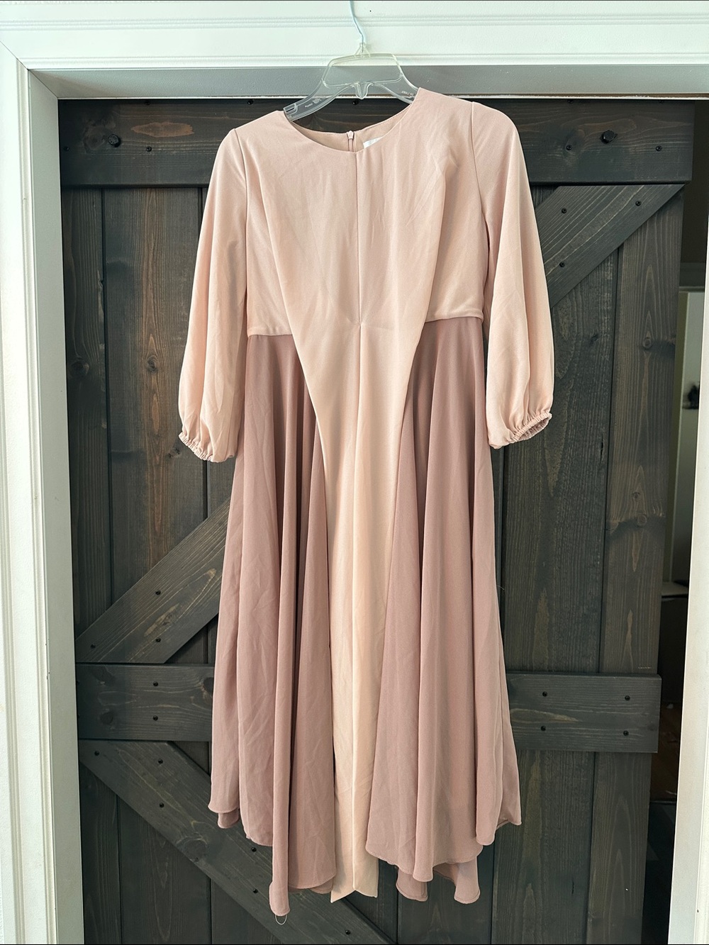 Dainty Jewells Two-Tone Blush and Mauve Girls' Formal Dress